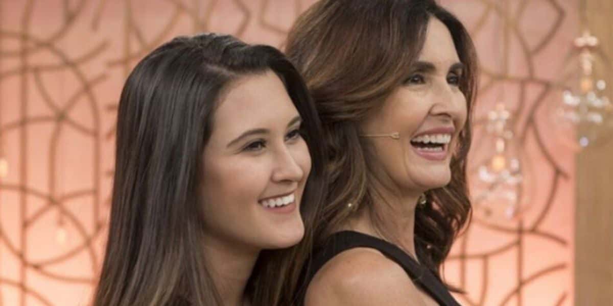 Fátima Bernardes e a filha Bia Bonemer (Foto: Reprodução)