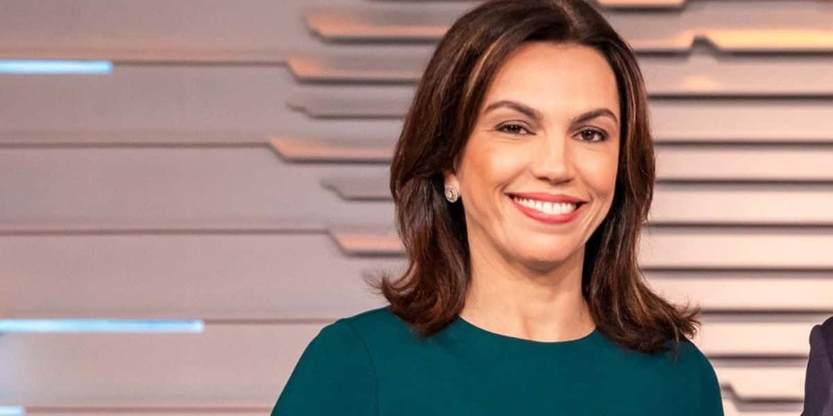 Ana Paula Araújo no Bom Dia Brasil (Reprodução: Globo)
