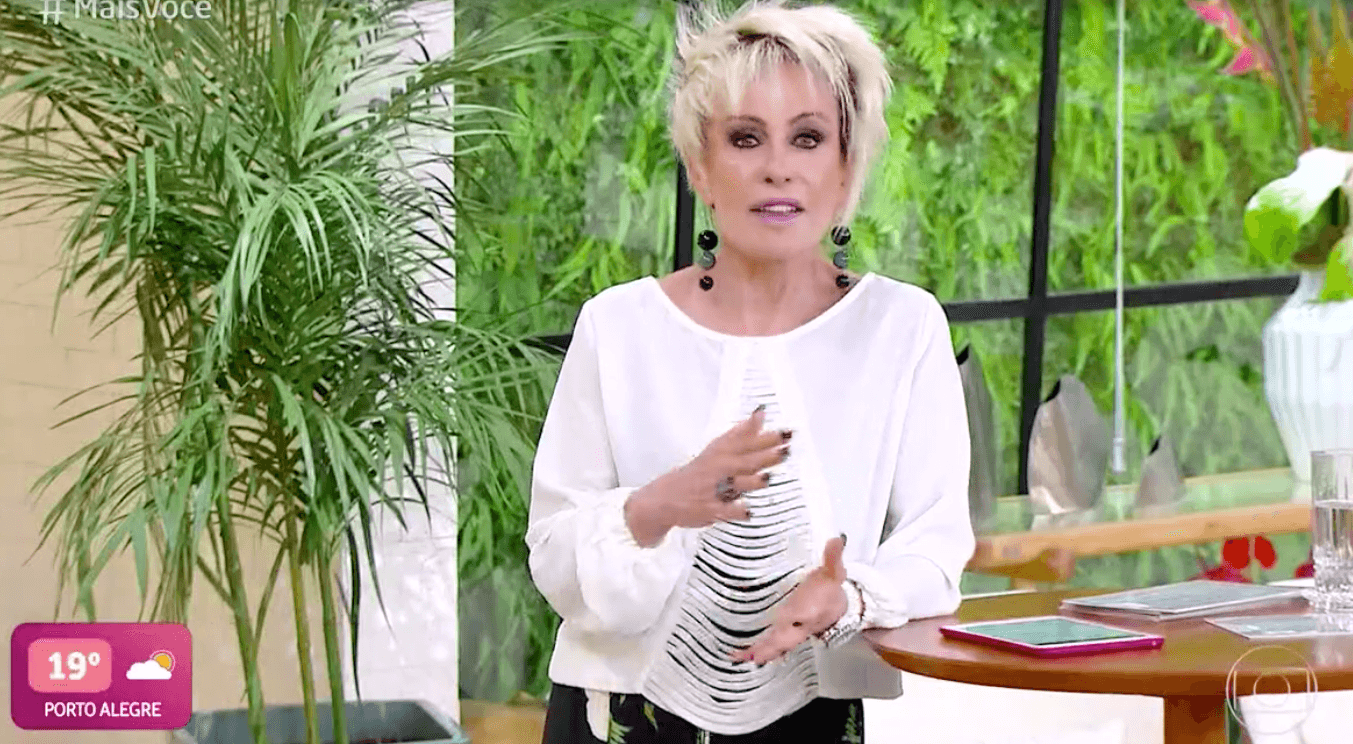 Ana Maria atacou repórter ao vivo e foi grossa (Foto reprodução)