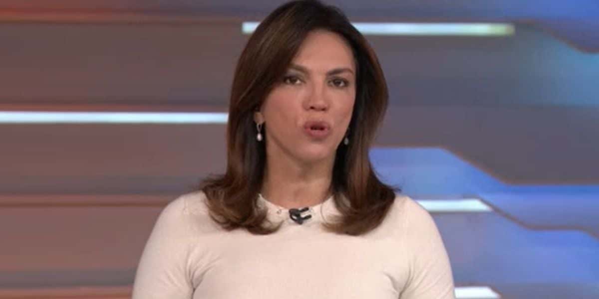 Ana Paula Araújo na abertura do Bom Dia Brasil (Reprodução: Globo)