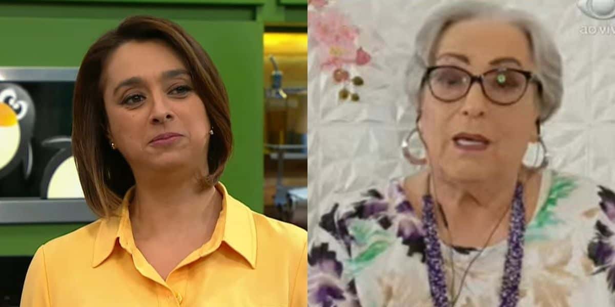 Catia Fonseca e Mamma Bruschetta (Montagem: TV Foco)