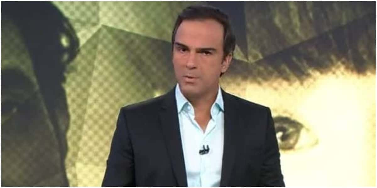Tadeu Schmidt anunciou tragédia no Fantástico - Foto: Reprodução