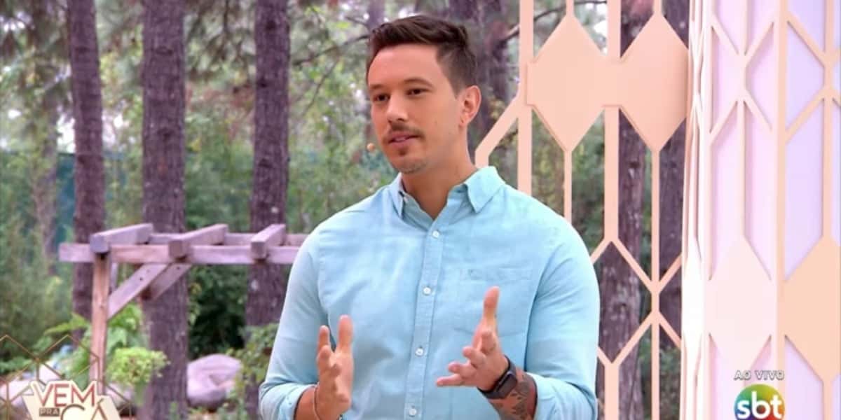 Gabriel Cartolano conseguiu bater recorde com Vem Pra Cá em Patrícia Abravanel (Foto: Reprodução)