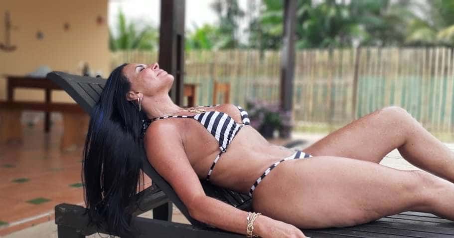 Gretchen deu o que falar por conta da sua boa forma (Foto: Reprodução)