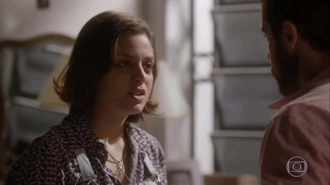 Mari (Maria Luiza Campos) terá uma briga feia com Franz (Ronny Kriwat) em Malhação Sonhos (Foto: Reprodução/Globo)