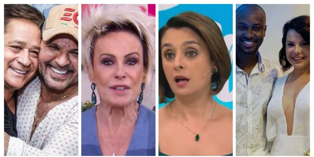 Eduardo Costa, Leonardo, Ana Maria Braga, Catia Fonseca, Thiaguinho e Fernanda Souza (Foto: Reprodução)