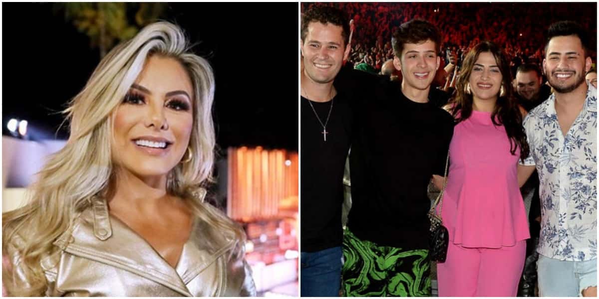 Poliana fala sobre a boa relação com os filhos de Leonardo - Foto: Montagem