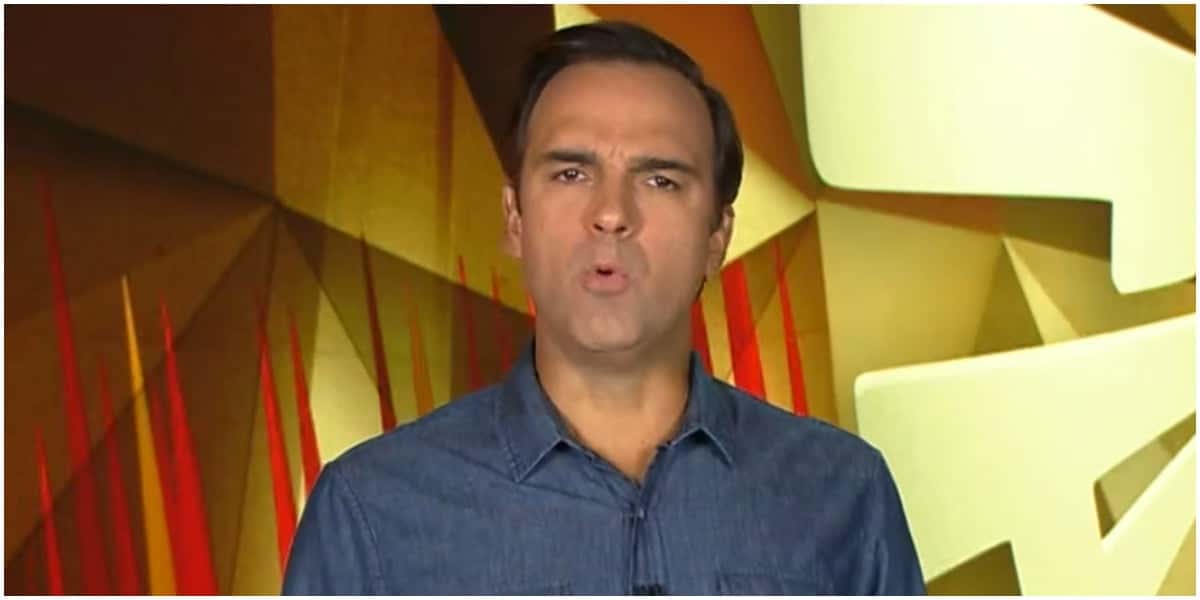Tadeu Schmidt invadiu o Jornal Nacional na Globo - Foto: Reprodução