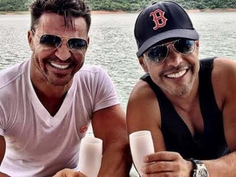 Eduardo Costa e Zezé Di Camargo (Foto: Reprodução)