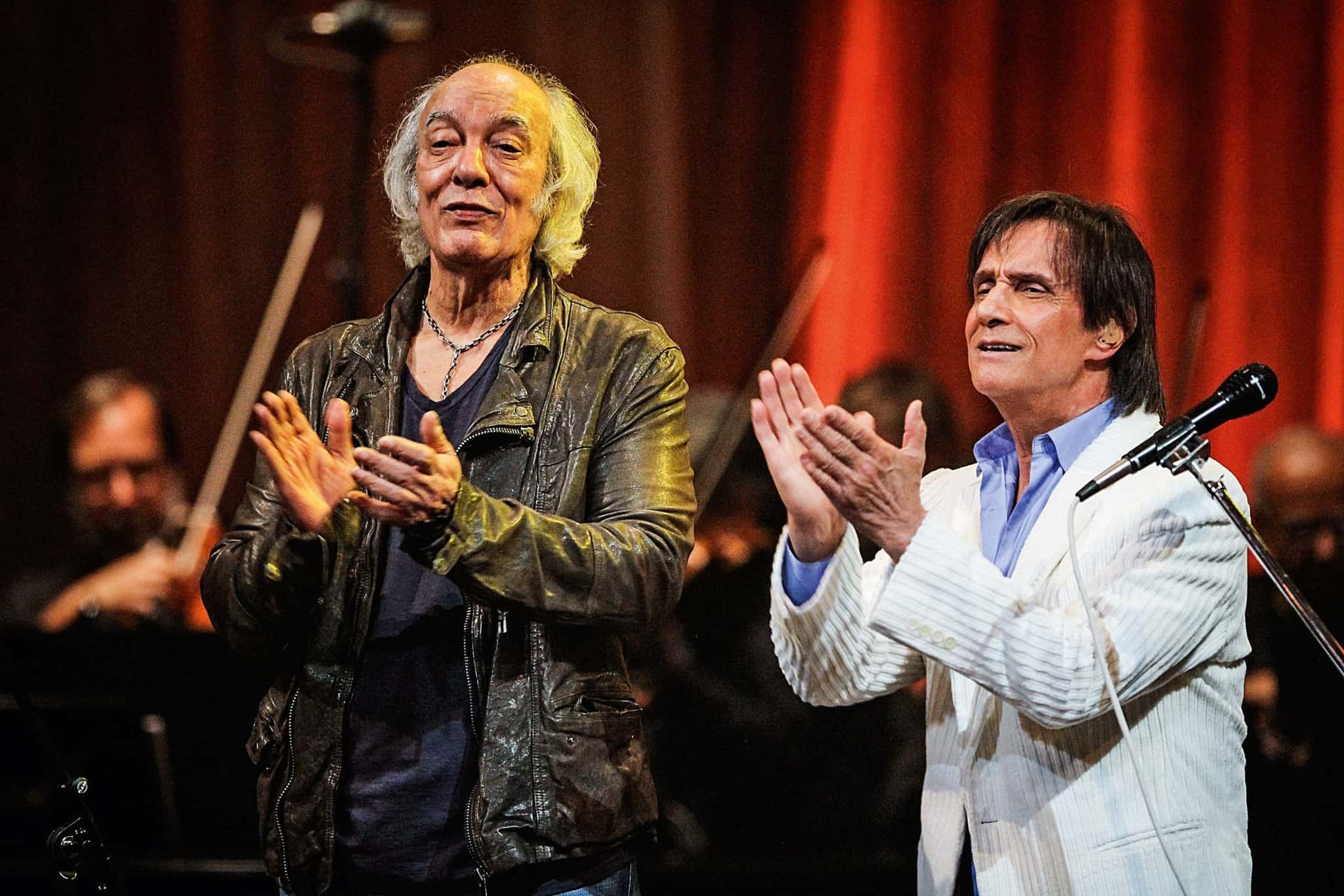 Erasmo Carlos e Roberto Carlos (Foto: Marcos Arcoverde/Estadão)