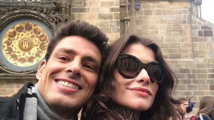Cauã e Alinne estão fazendo a novela juntos