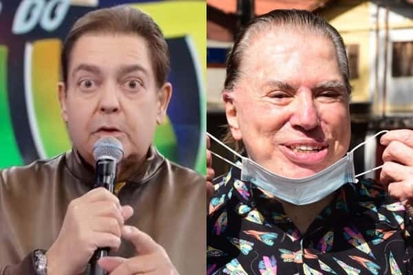 Antes de ir para a Band, Faustão "roubou" um tesouro de Silvio Santos (Foto: Montagem)