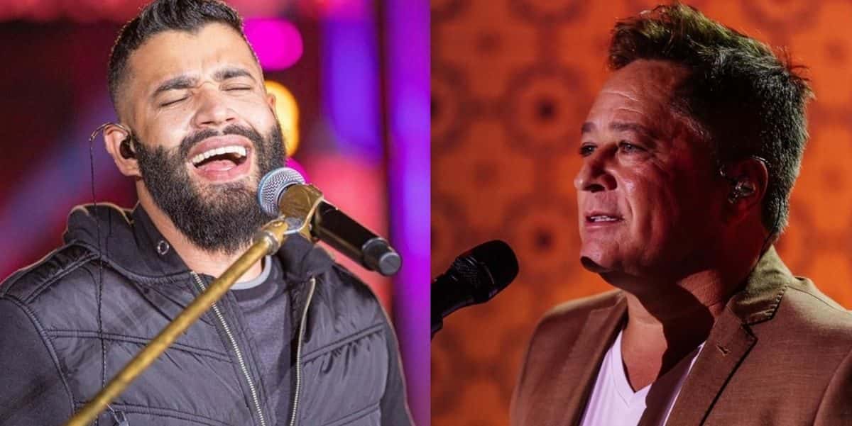Gusttavo Lima e Leonardo tiveram o fim da amizade apontado (Foto: Reprodução)