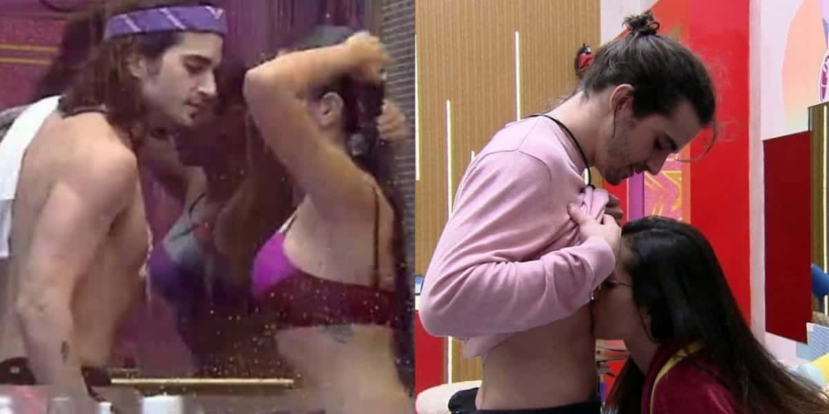 BBB21: Fiuk entra no banho com Juliette e provoca sister (Foto: Reprodução)