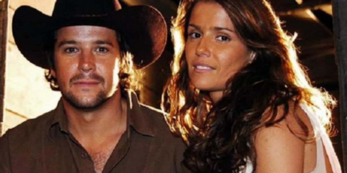 Deborah Secco e Murilo Benício protagonizaram "América" (Foto: Divulgação/TV Globo)