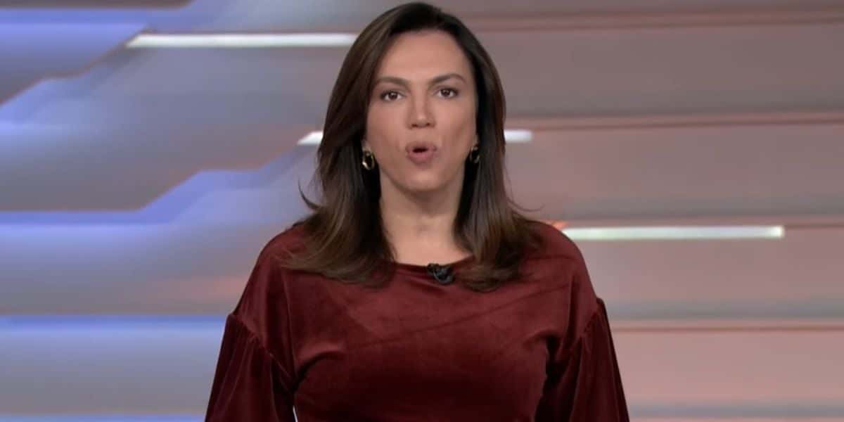 Ana Paula Araújo no Bom Dia Brasil (Reprodução: Globo)