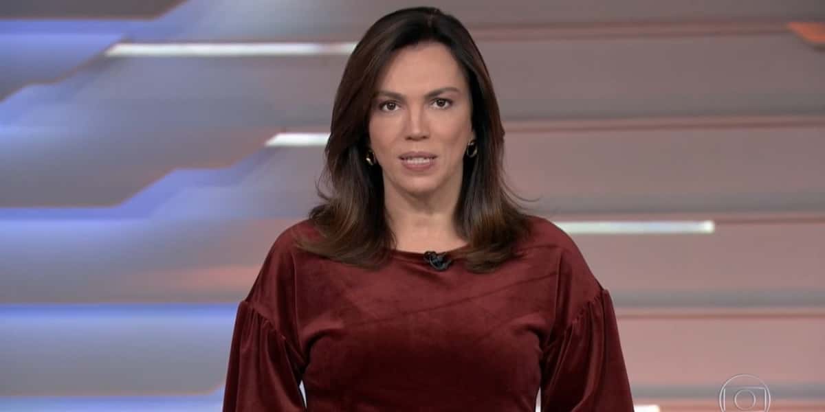 Ana Paula Araújo no Bom Dia Brasil (Foto: Reprodução)