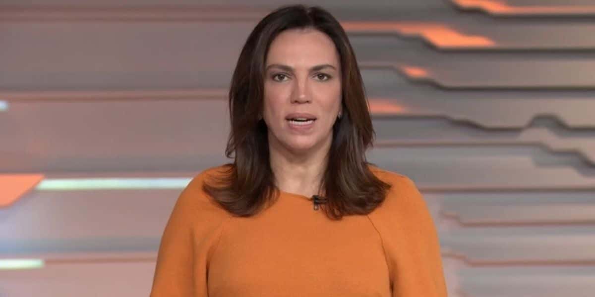 Ana Paula Araújo no Bom Dia Brasil (Reprodução: Globo)