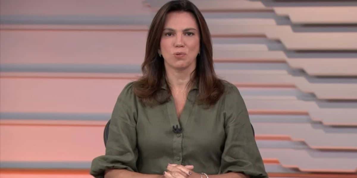 Ana Paula Araújo ficou abalada com notícias ruins do Bom Dia Brasil (Reprodução: Globo)