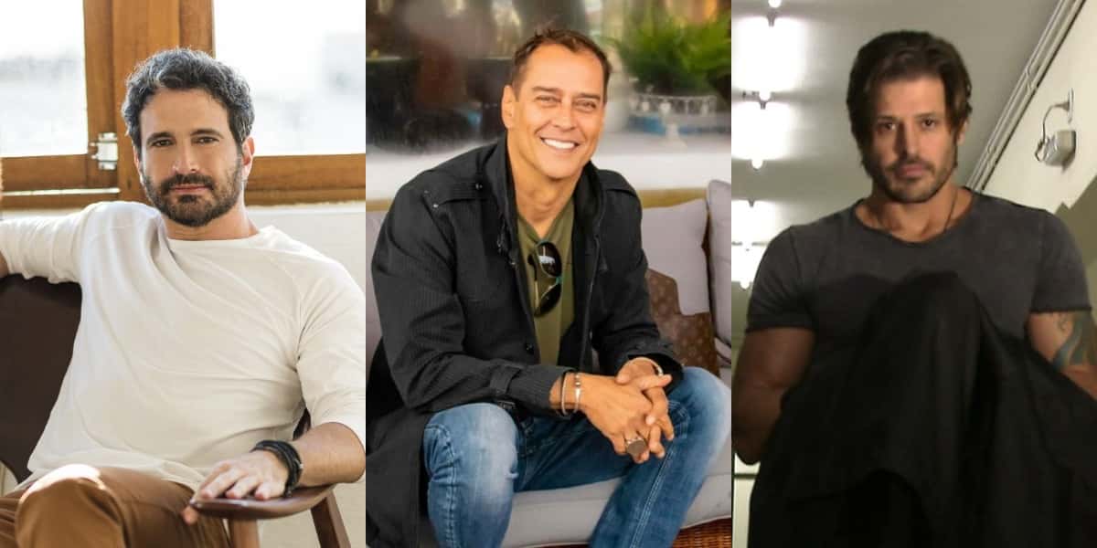 Caco Ciocler, Marcello Antony e Dado Dolabella já foram presos (Foto: Divulgação/Reprodução - TV Globo)