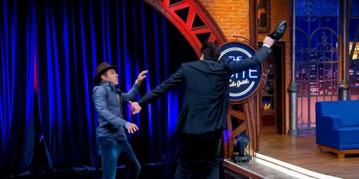Danilo Gentili e Tierry (Reprodução: SBT)