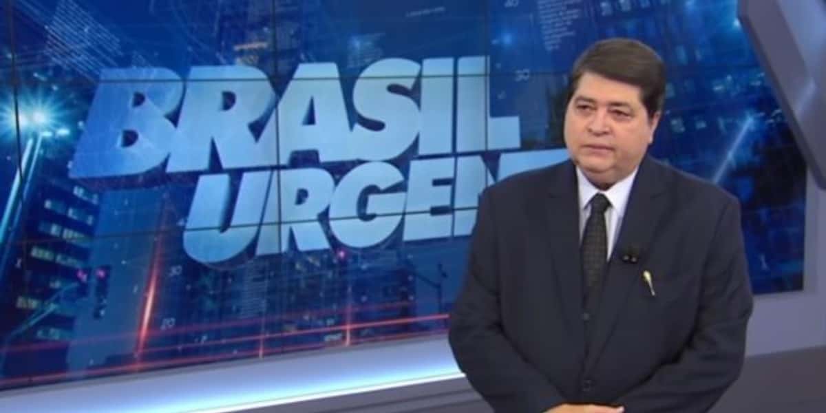 Datena massacra repórter no Brasil Urgente (Foto: Reprodução)