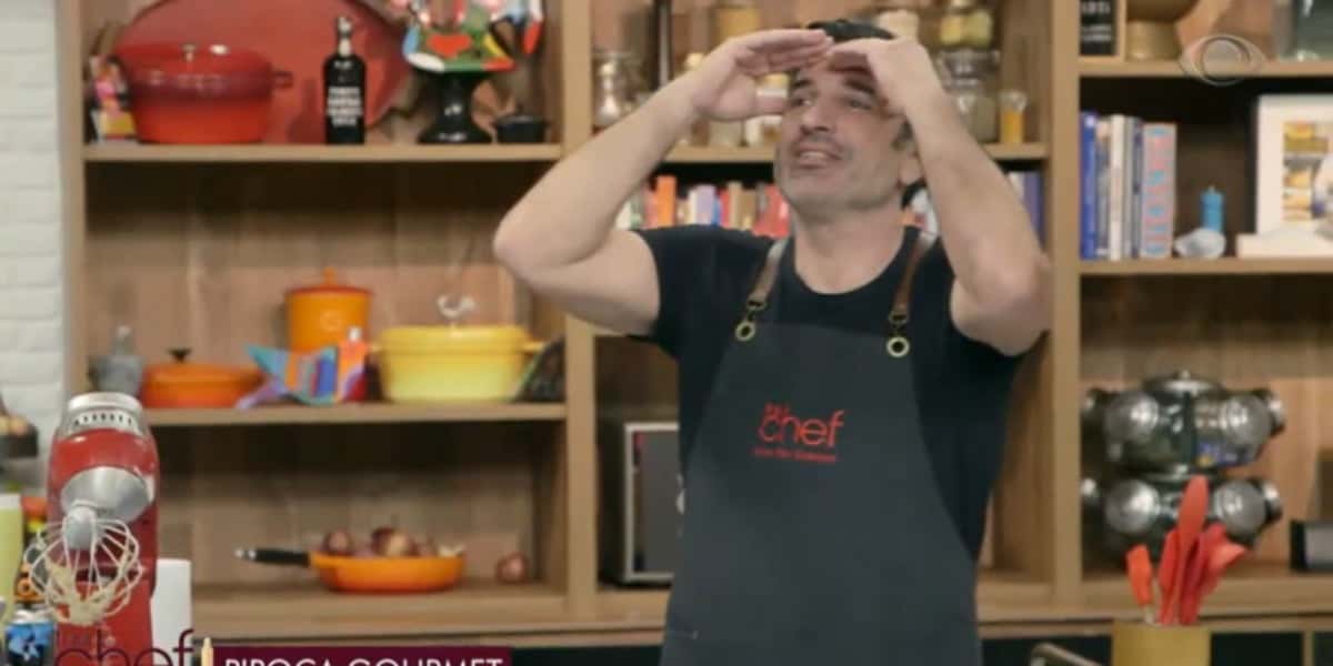 Edu Guedes perde a paciência no The Chef (Foto: Reprodução)