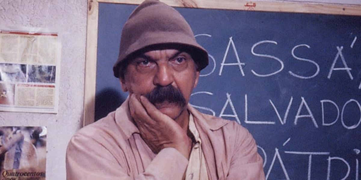 Lima Duarte como Sassá Mutema em "O Salvador da Pátria" (Foto: Divulgação/TV Globo)
