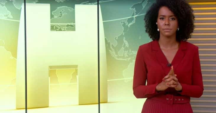 Maju Coutinho lamentou a morte de 4 pessoas depois de um incêndio (Foto: Reprodução/GloboPlay)