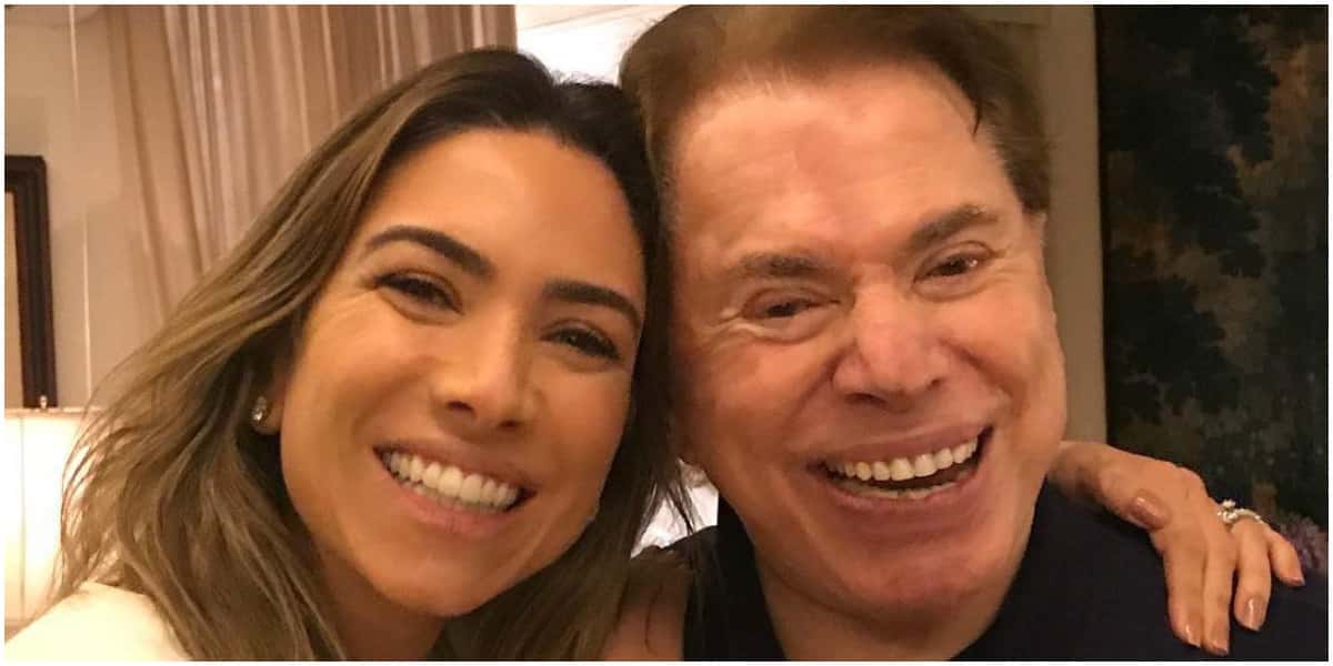 Silvio Santos e Patrícia Abravanel (Foto: Reprodução)