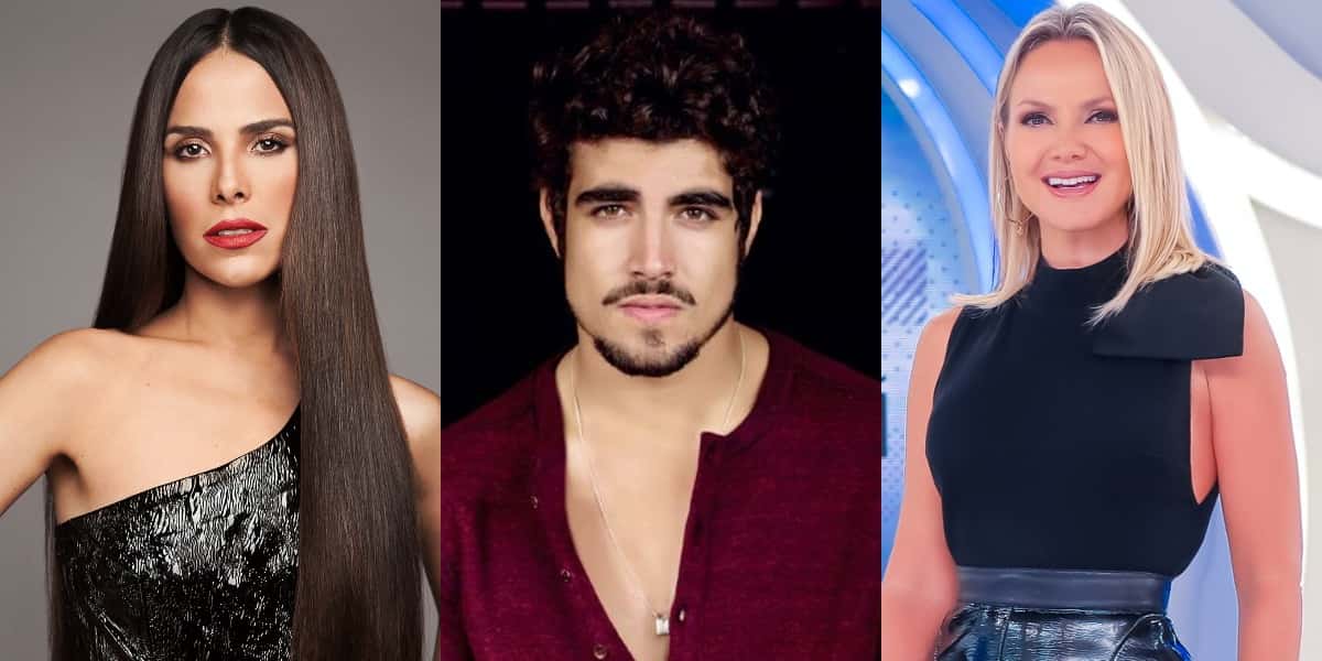 Wanessa, Caio Castro e Eliana (Foto: 1 - Divulgação 2 -Divulgação 3 - Gabriel Cardoso/SBT e Beatriz Nadler/SBT)