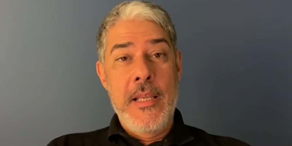 William Bonner comentou sobre seu novo visual (Reprodução: Globo)