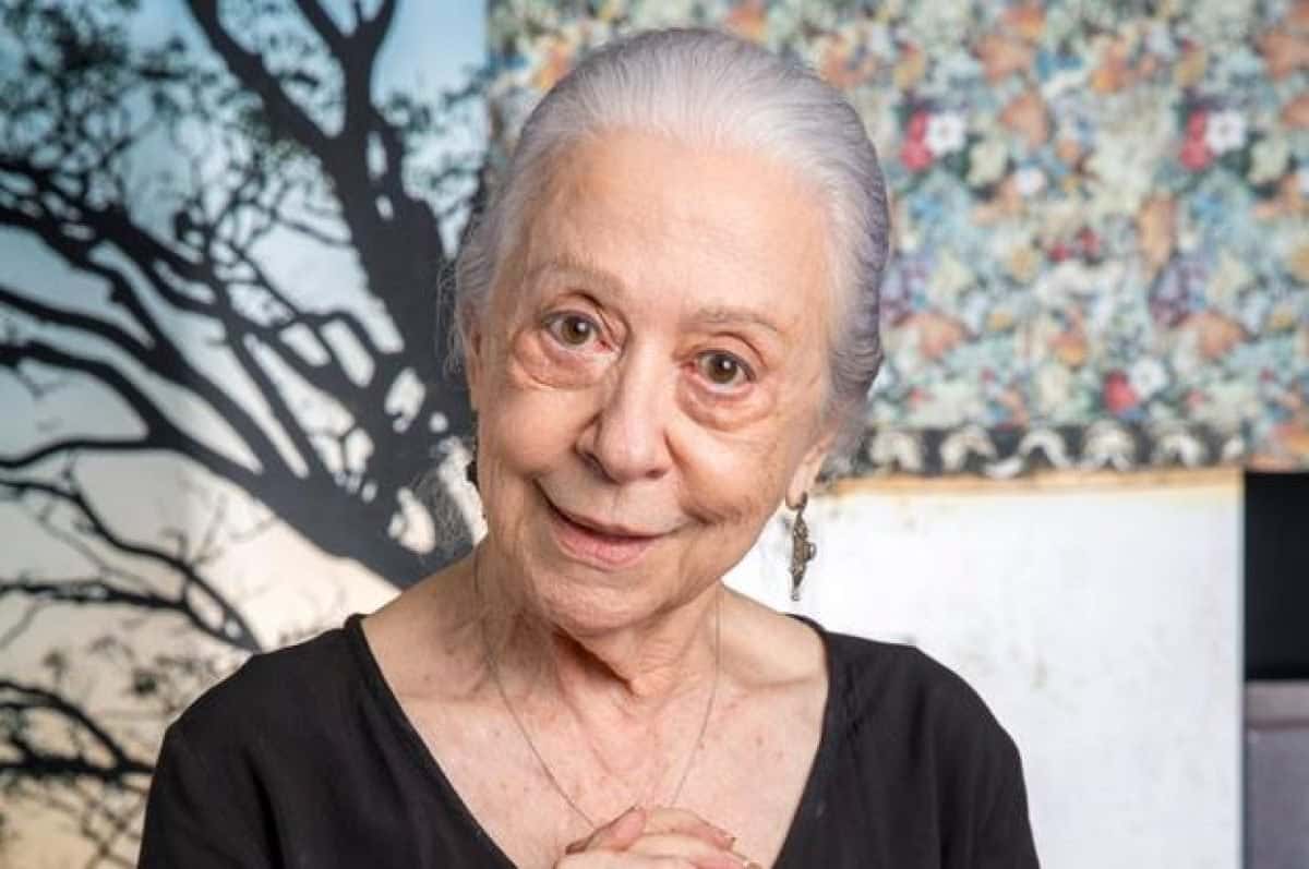 Fernanda Montenegro lamentou a morte de Camila Amado (Foto: Reprodução/GloboPlay)