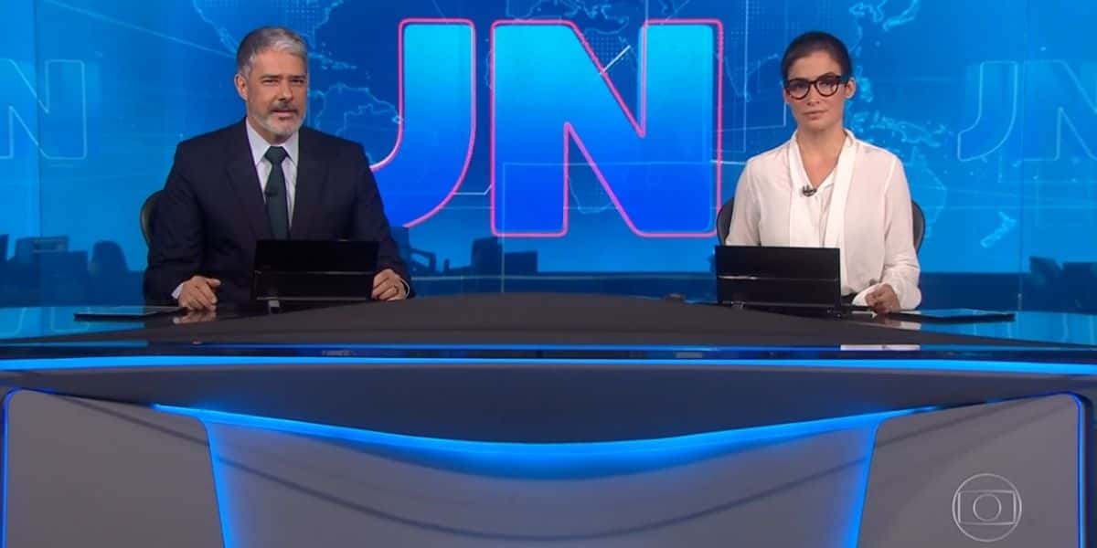 Jornal Nacional já teve assassinato nos estúdios (Foto: Reprodução)