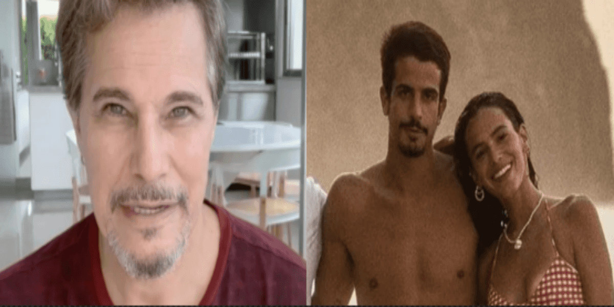 Edson Celulari falou sobre namoro de Bruna Marquezine e o filho pela primeira vez (Foto: Reprodução)