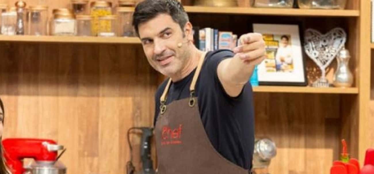 Edu Guedes durante o programa The Chef na Band (Foto: Reprodução)