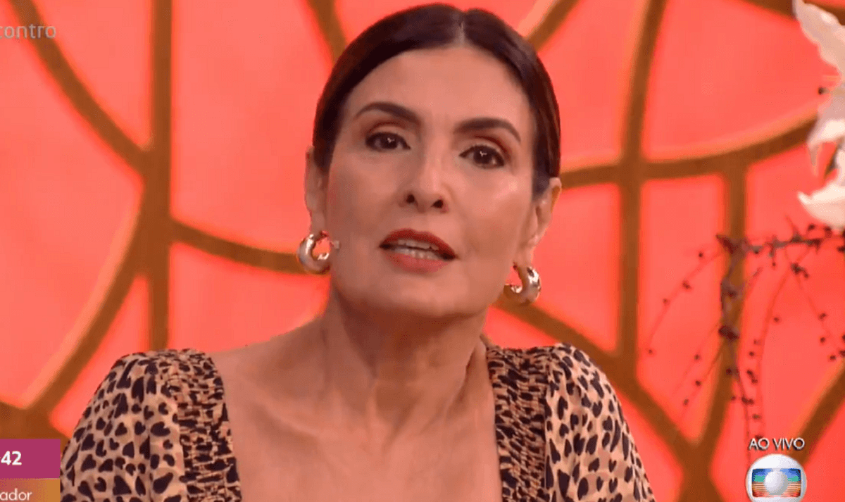 Fátima Bernardes chorou ao vivo no Encontro (Foto: Reprodução/GloboPlay)