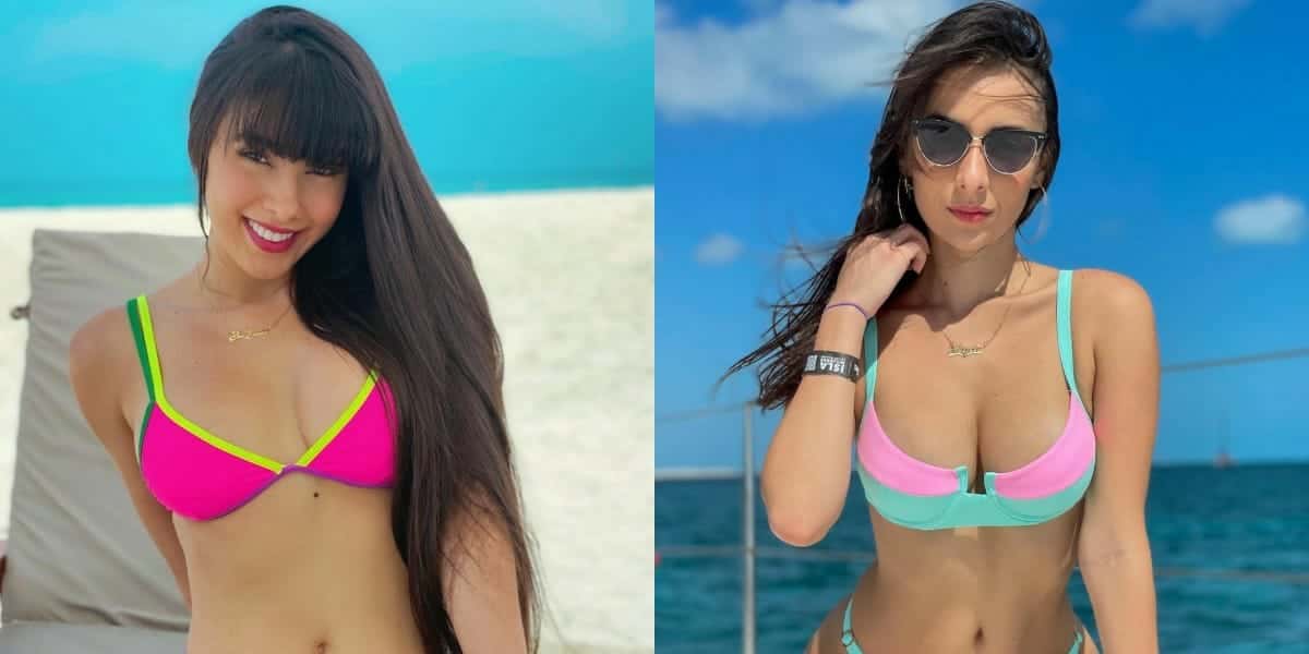 Irmã gata de Juliana Caetano rouba a cena com ensaio sexy (Foto: Reprodução)