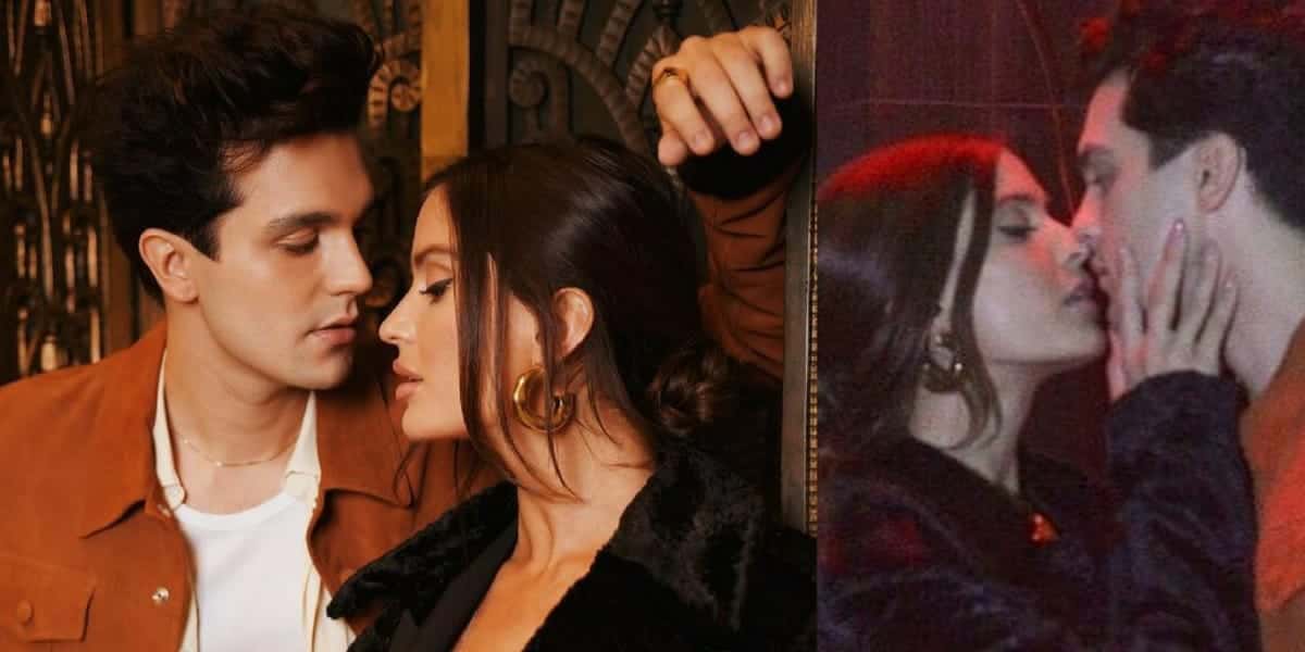 Luan Santana e "Morena" de seu clipe curtem viagem juntos (Foto: Reprodução)