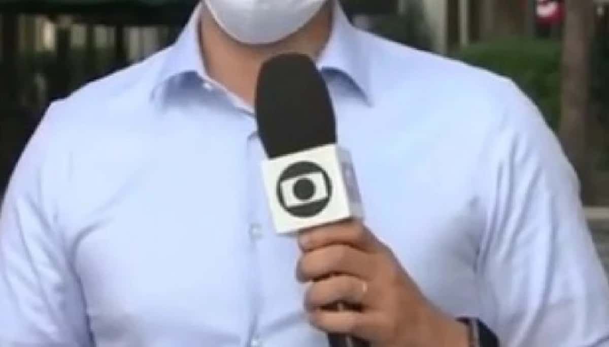 Os jornalistas foram atacados por um Padre e por um empresário (Foto: Reprodução/Globo)