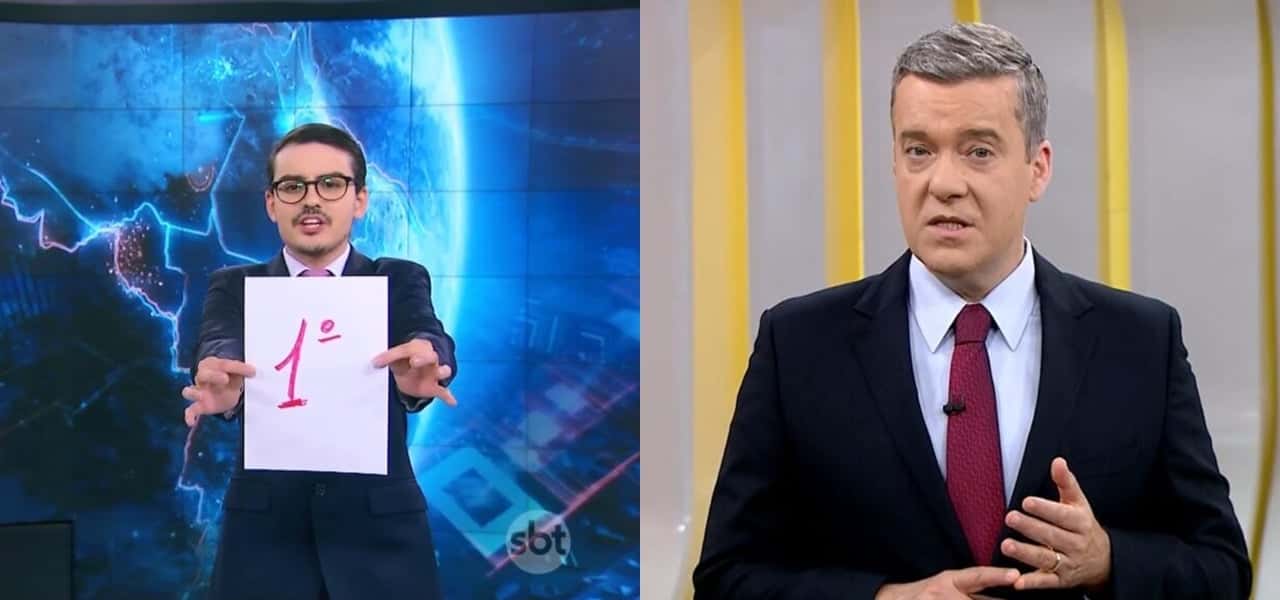 Roberto Kovalick e Dudu Camargo disputam o horário da madrugada (Foto: Montagem/TV Foco)