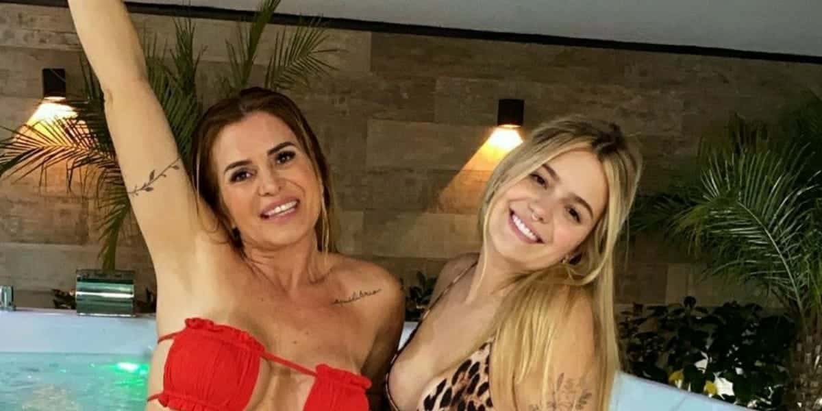 Ex-BBB Viih Tube e a mãe Viviane Tube (Foto: Reprodução)