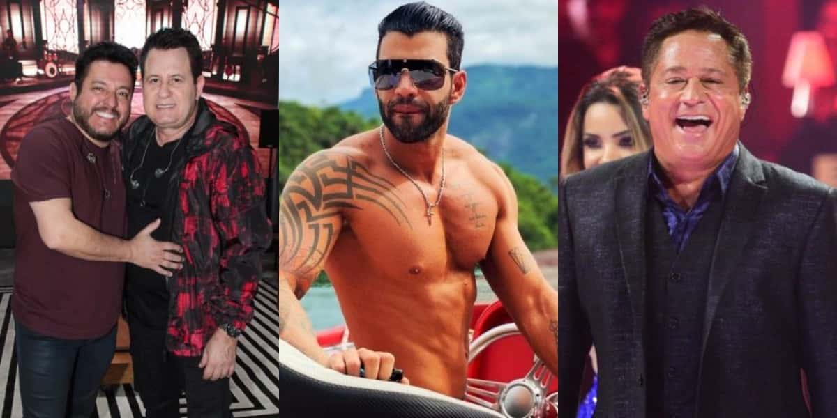 Bruno e Marrone, Gusttavo Lima e Leonardo (Foto: Divulgação/Reprodução-Instagram/AgNews)