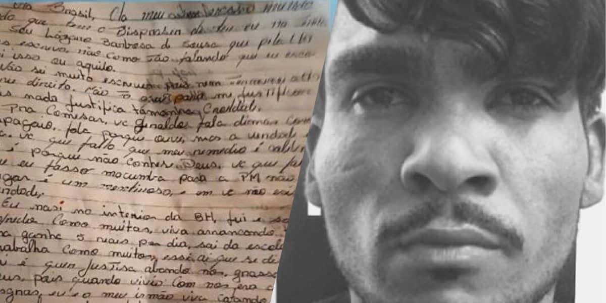 Antes de morrer, Lázaro Barbosa havia escrito suposta carta à Geraldo Luís (Montagem: TV Foco)