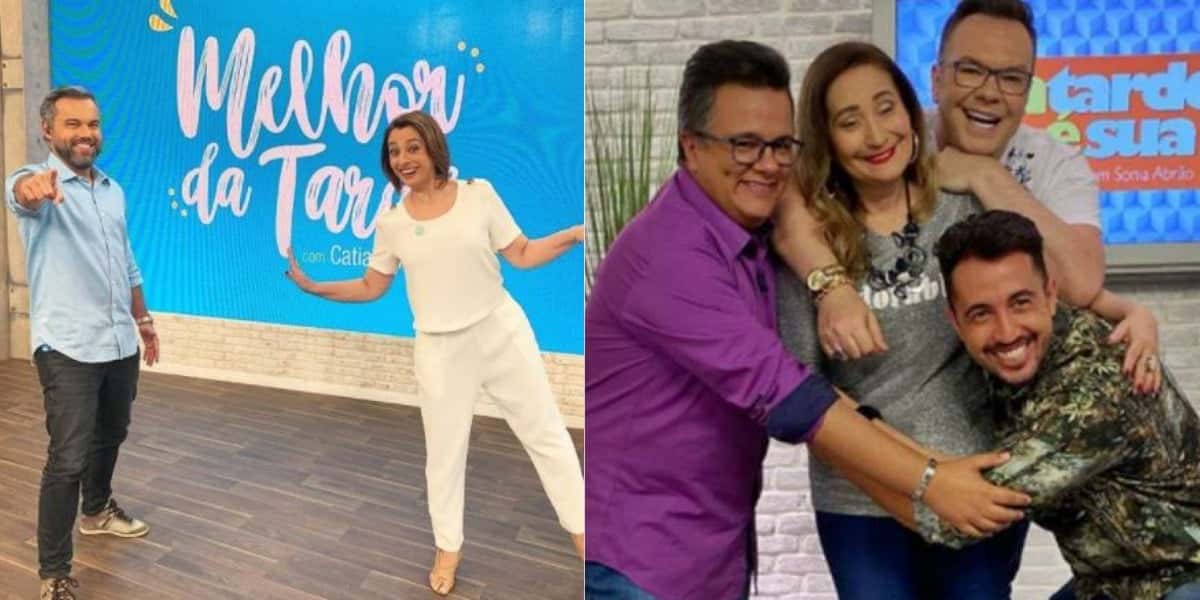 Catia Fonseca e Sonia Abrão possuem colunistas gays em seus programas (Foto: Reprodução/Instagram)