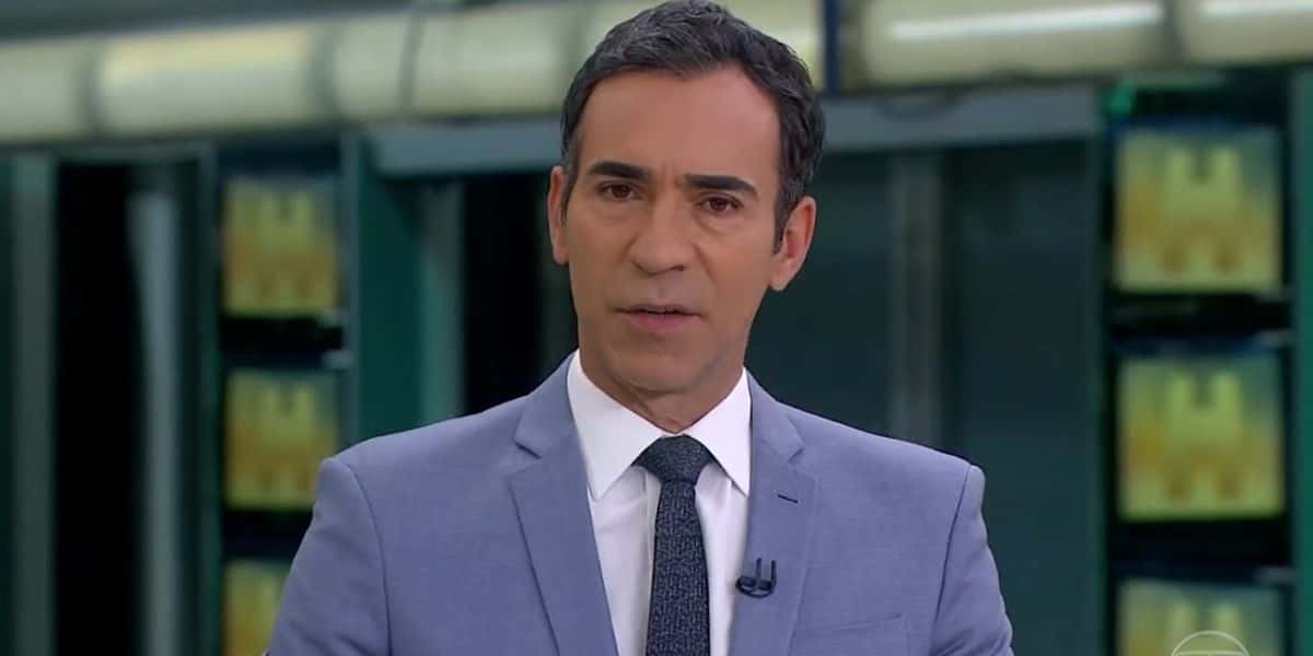 César Tralli perdeu a liderança do JH para a Record e registrou a menor média do ano (Reprodução)