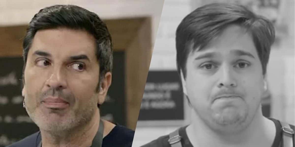 Lucas Salles e Edu Guedes (Montagem: TV Foco)