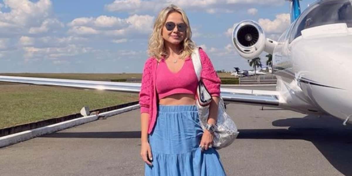 Eliana, do SBT, gravou um depoimento para um documentário da Globo (Foto: Reprodução/Instagram)