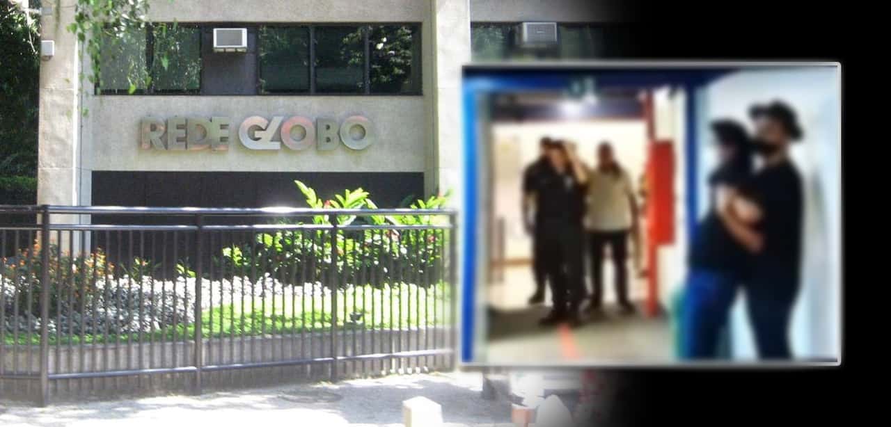 Homem invade estúdio da Globo e tem atitude inesperada - Reprodução