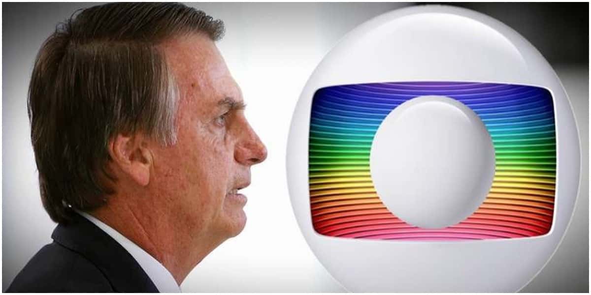 O presidente Jair Bolsonaro não suporta a Globo - Foto: Montagem